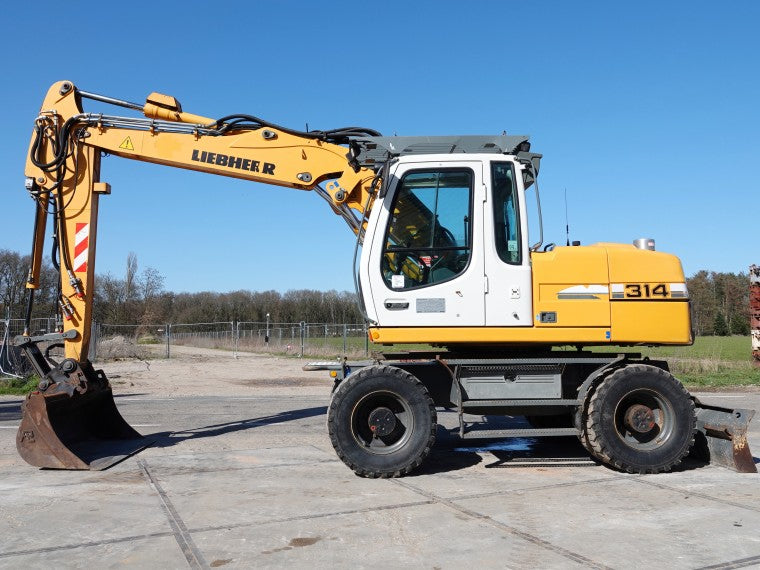 EXCAVATOR PE PNEURI LIEBHERR A314 -2007